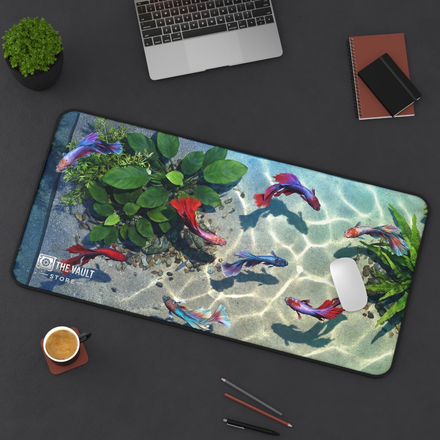 Betta Fish Aquarium Desk Mat