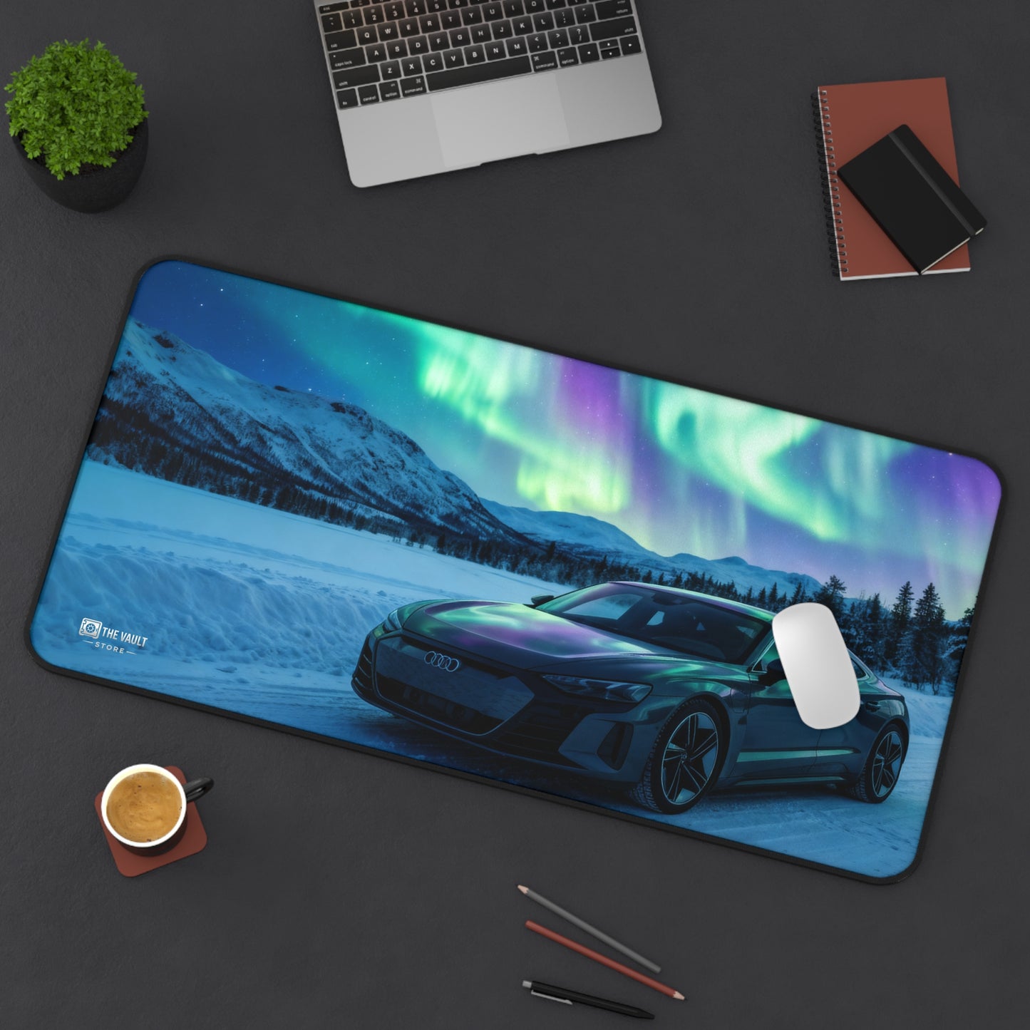Aurora Borealis Drive Desk Mat