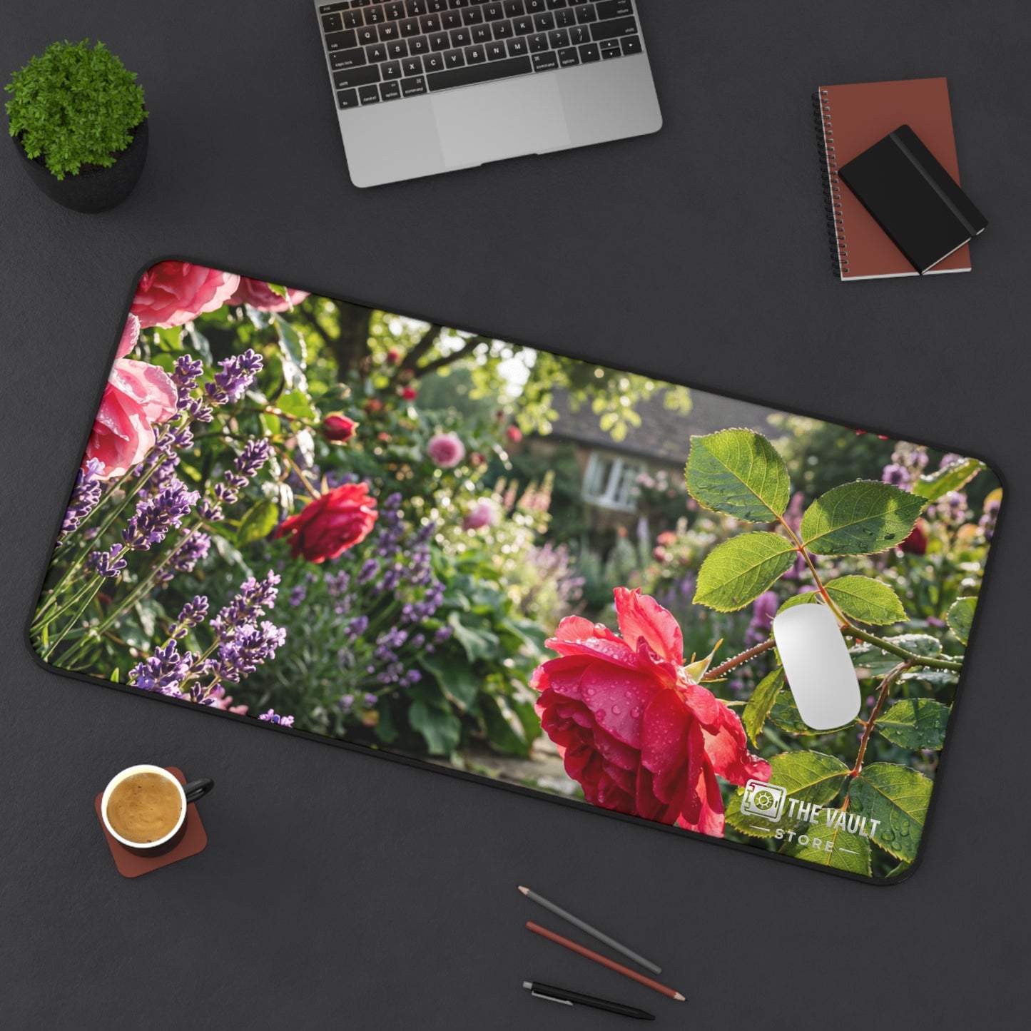 A Rose is a Rose Desk Mat