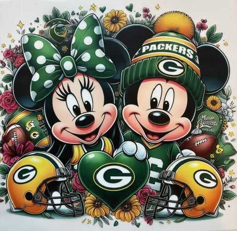 Mickey & Minnie Packers Love