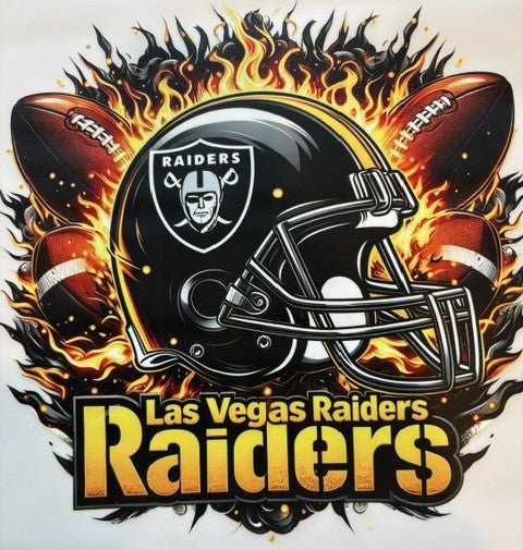 Las Vegas Raiders Helmet Fire
