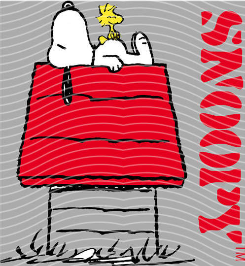 Snoopy's Red Roof DTF Transfer