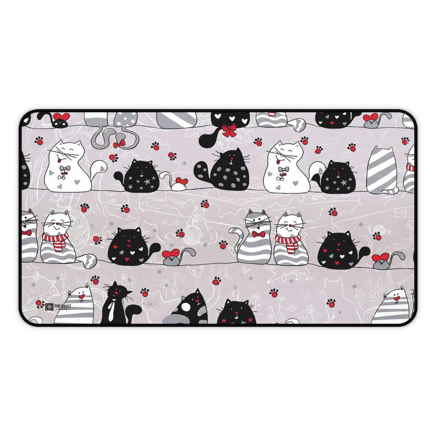 Too Many Cats Never Desk Mat