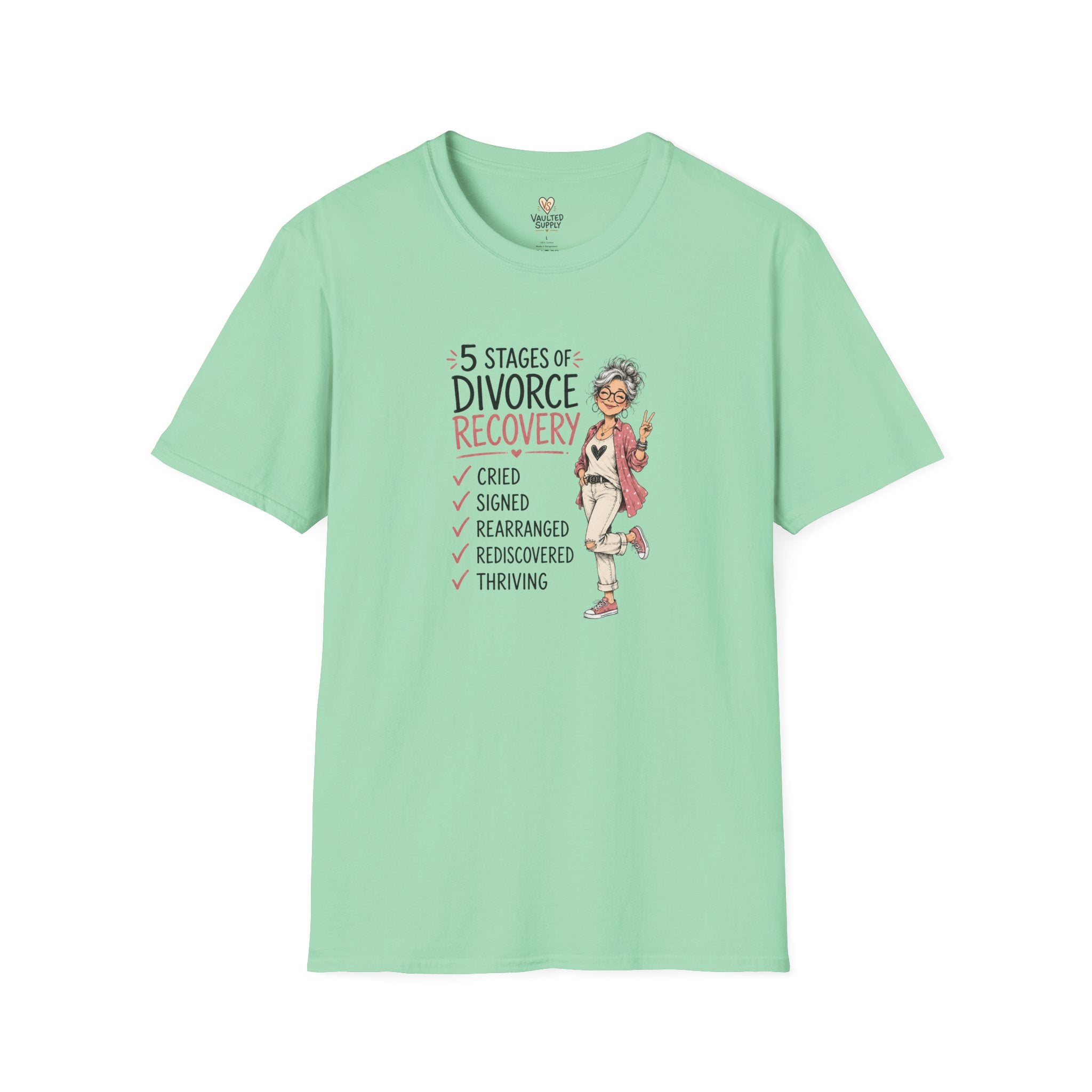 5 Stages of Divorce T-Shirt