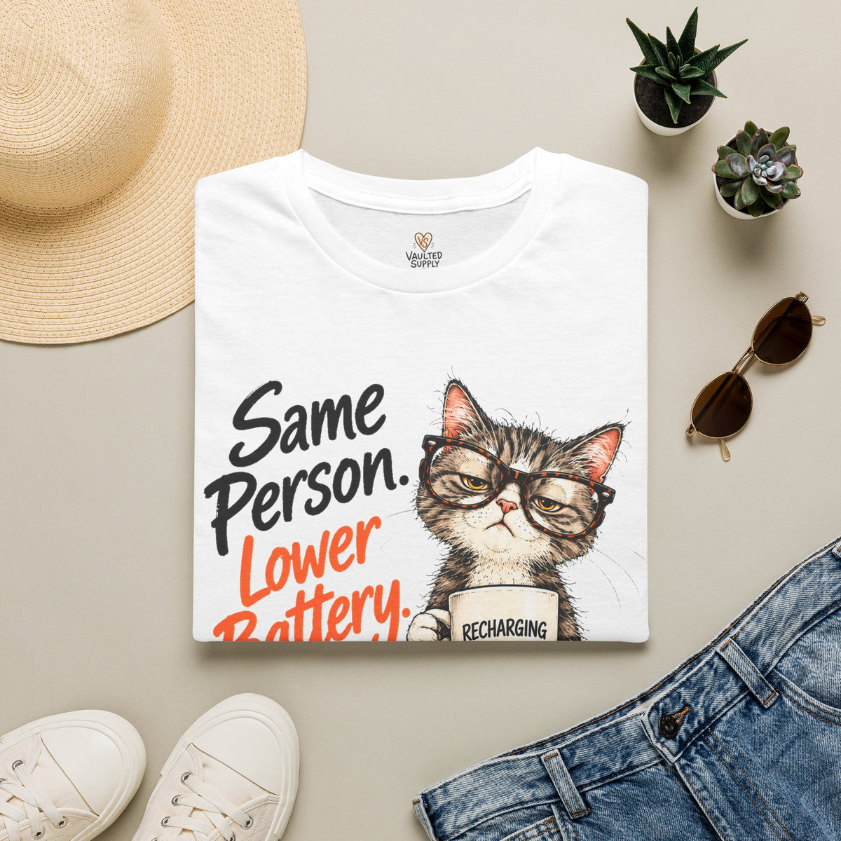 Low Battery Self T-Shirt