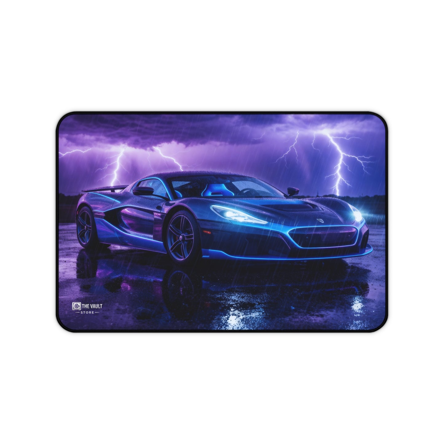 Electric Storm Supercar Desk Mat