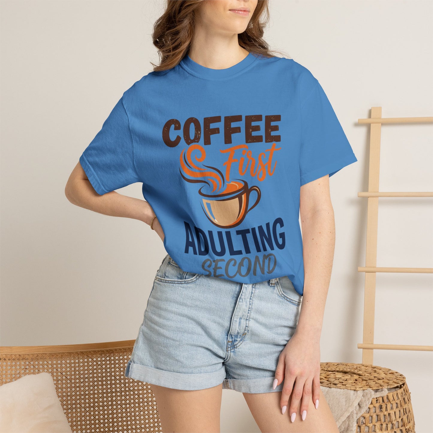 Coffee First Adulting Second T-Shirt