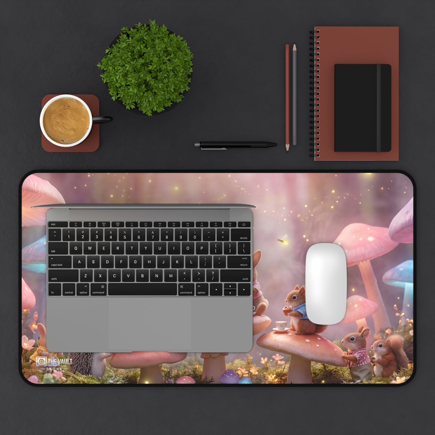 Magical Mushroom Forest Desk Mat