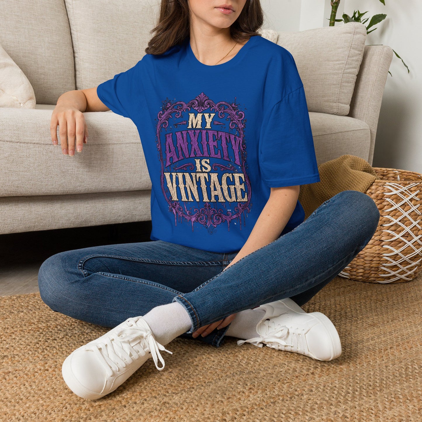 My Anxiety Is Vintage T-Shirt
