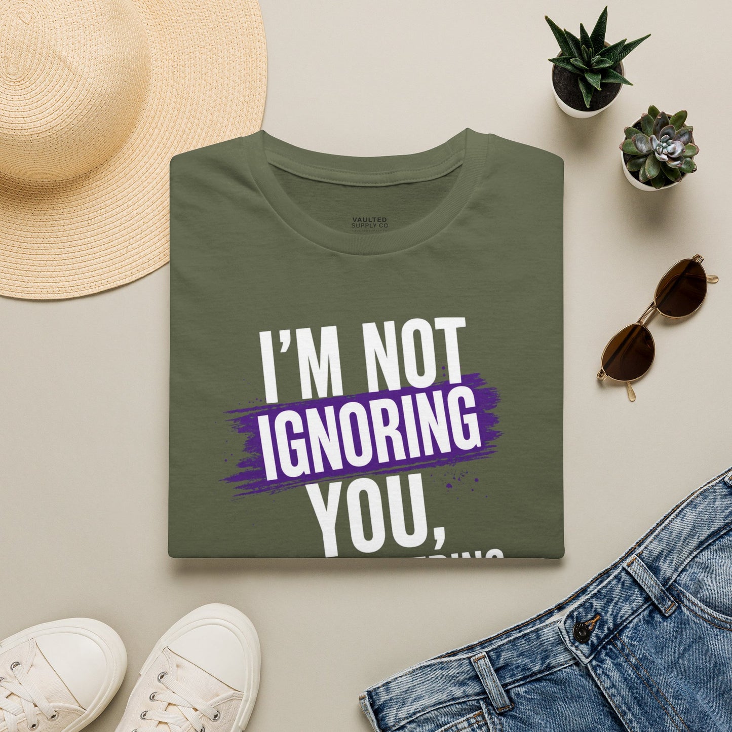 I'm Not Ignoring You Fun T-Shirt