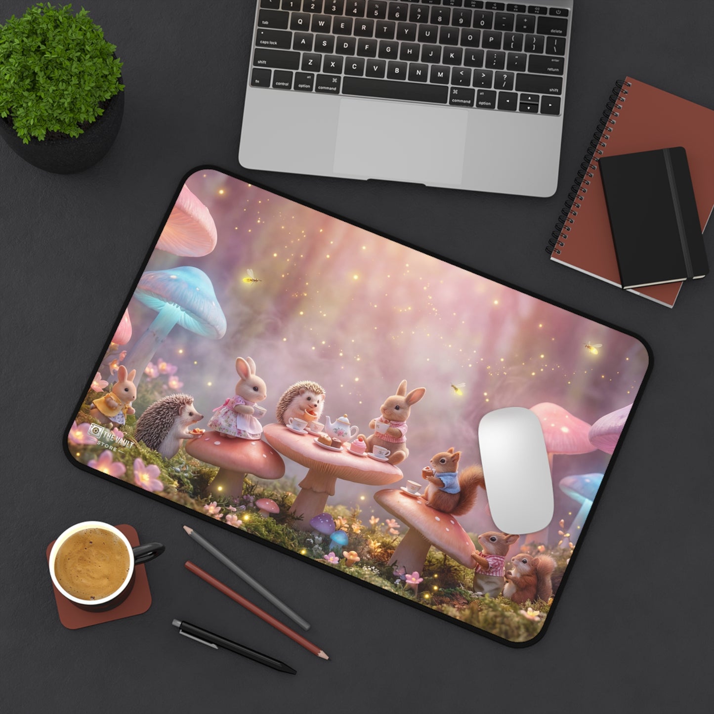 Magical Mushroom Forest Desk Mat