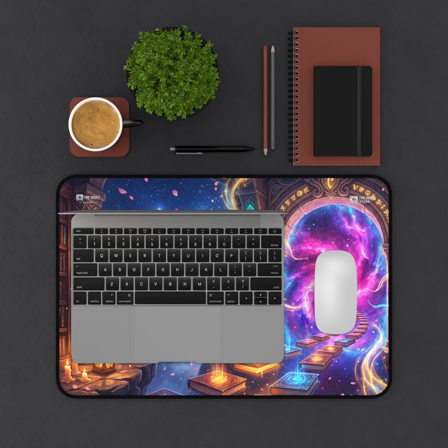 Celestial Knowledge Gateway Desk Mat