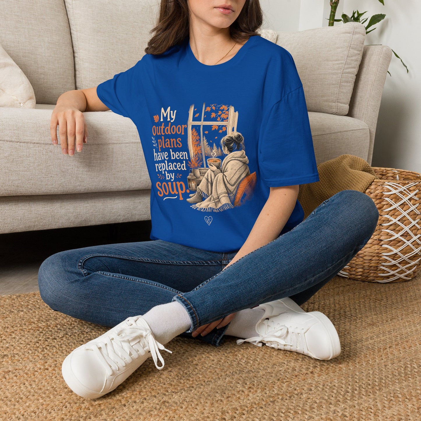 Cozy Fall Tee — "My Outdoor Plans Have Been Replaced By Soup"