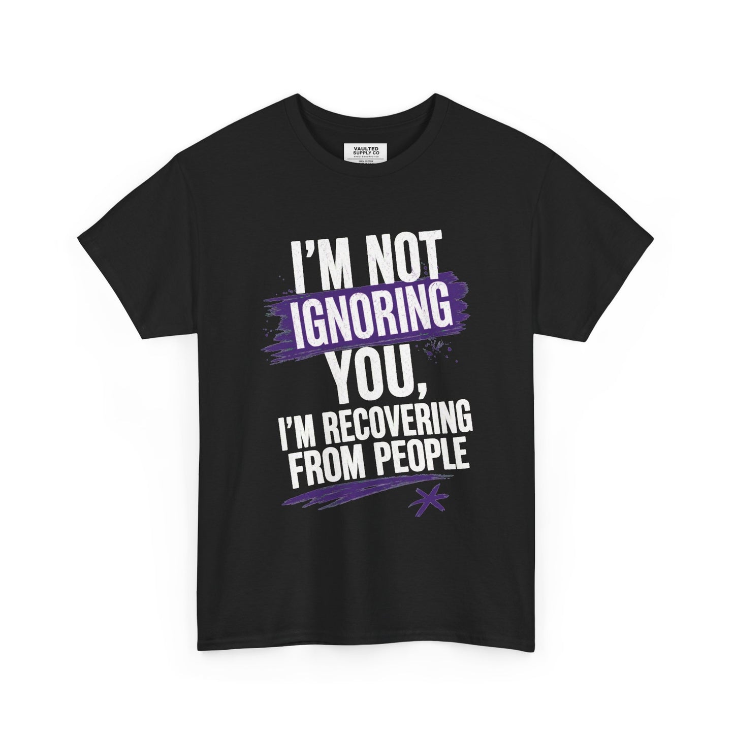 Recovery From People Tee – "I'm Not Ignoring You, I'm Recovering From People" Graphic T-Shirt