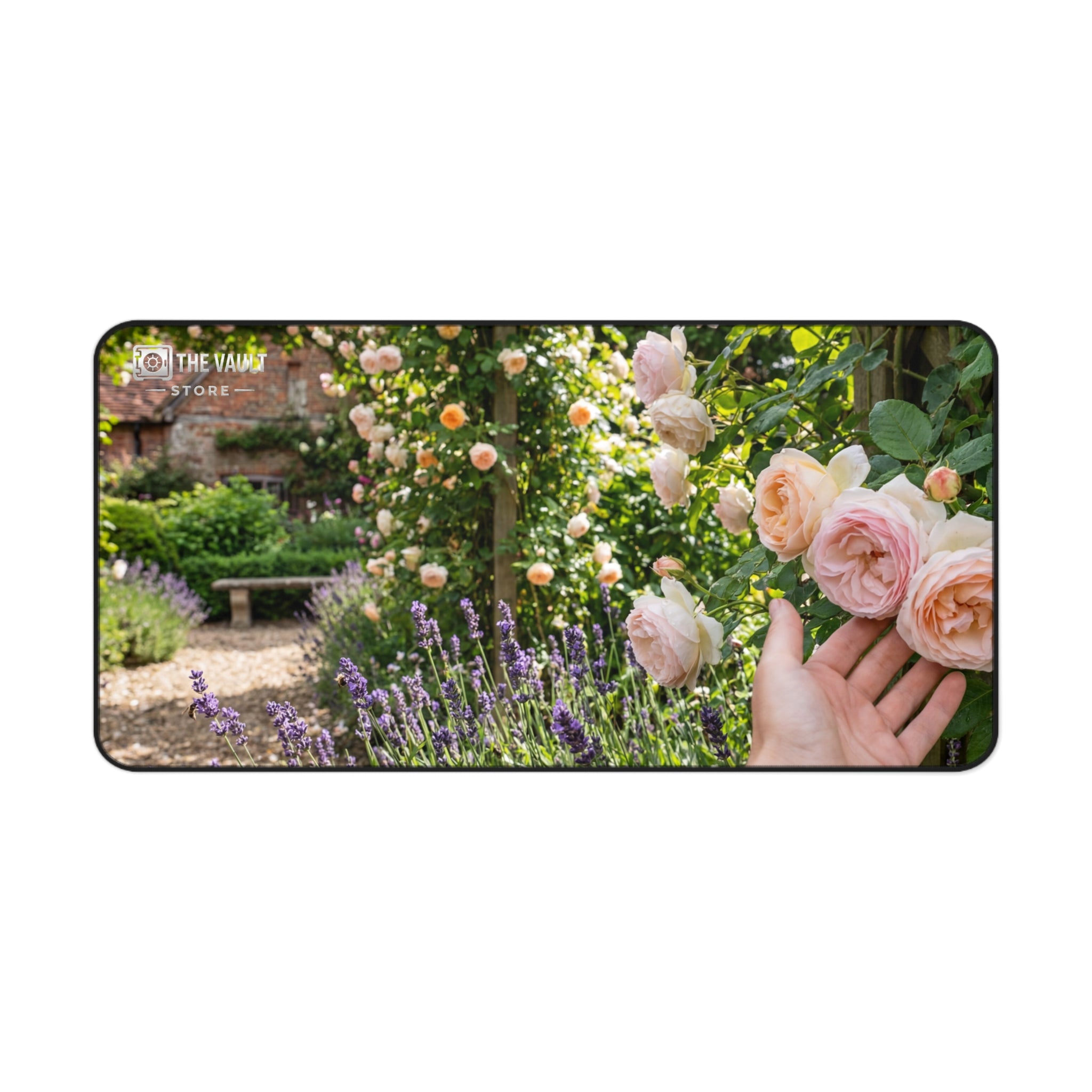A Touch of a Rose Desk Mat