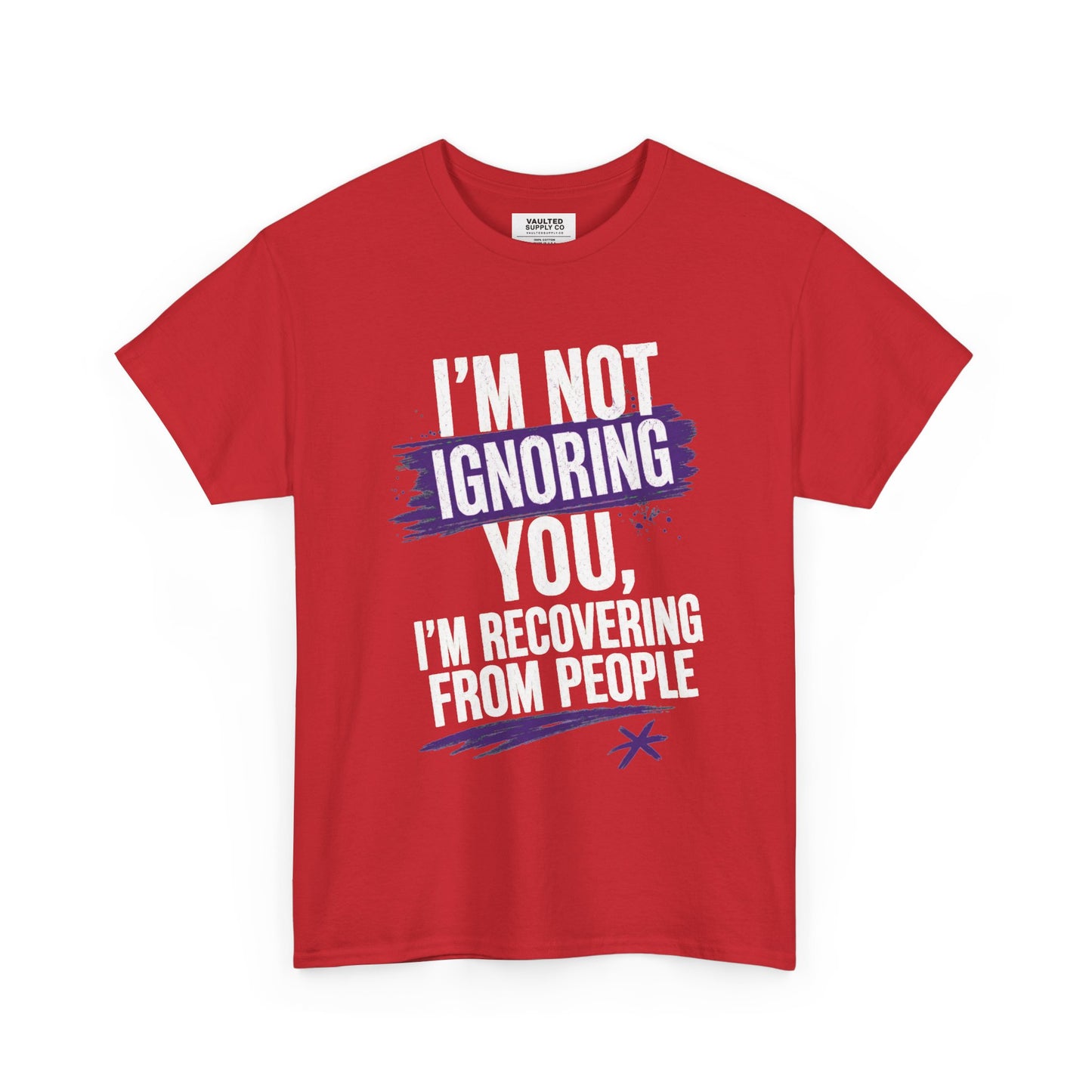 Recovery From People Tee – "I'm Not Ignoring You, I'm Recovering From People" Graphic T-Shirt