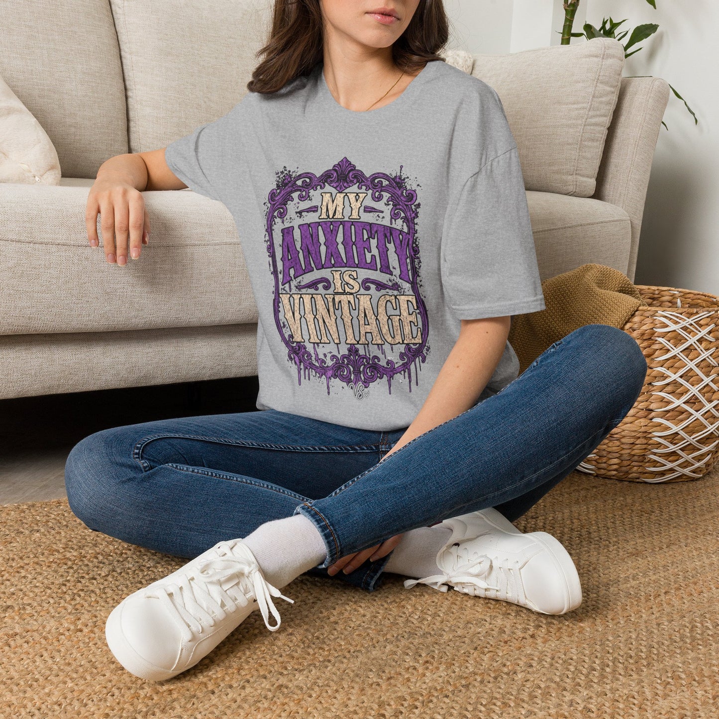 My Anxiety Is Vintage T-Shirt