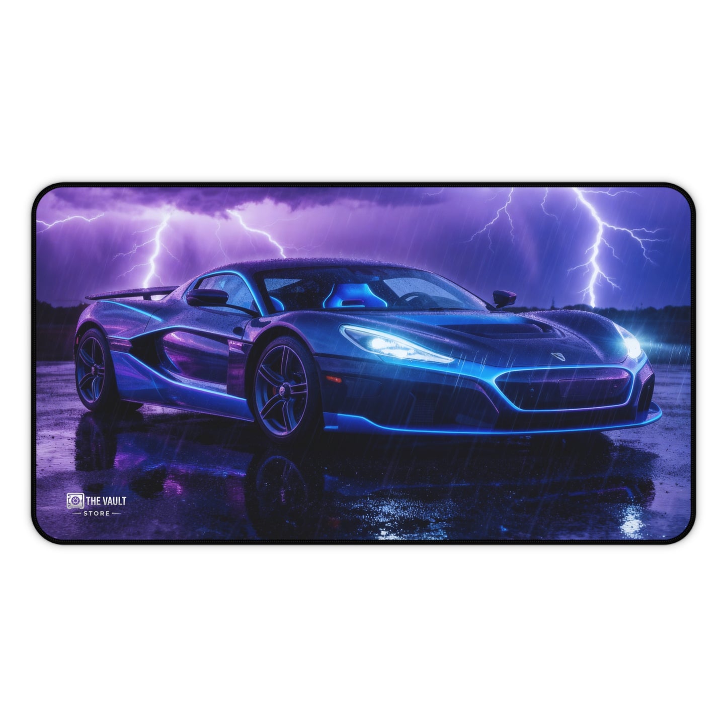 Electric Storm Supercar Desk Mat