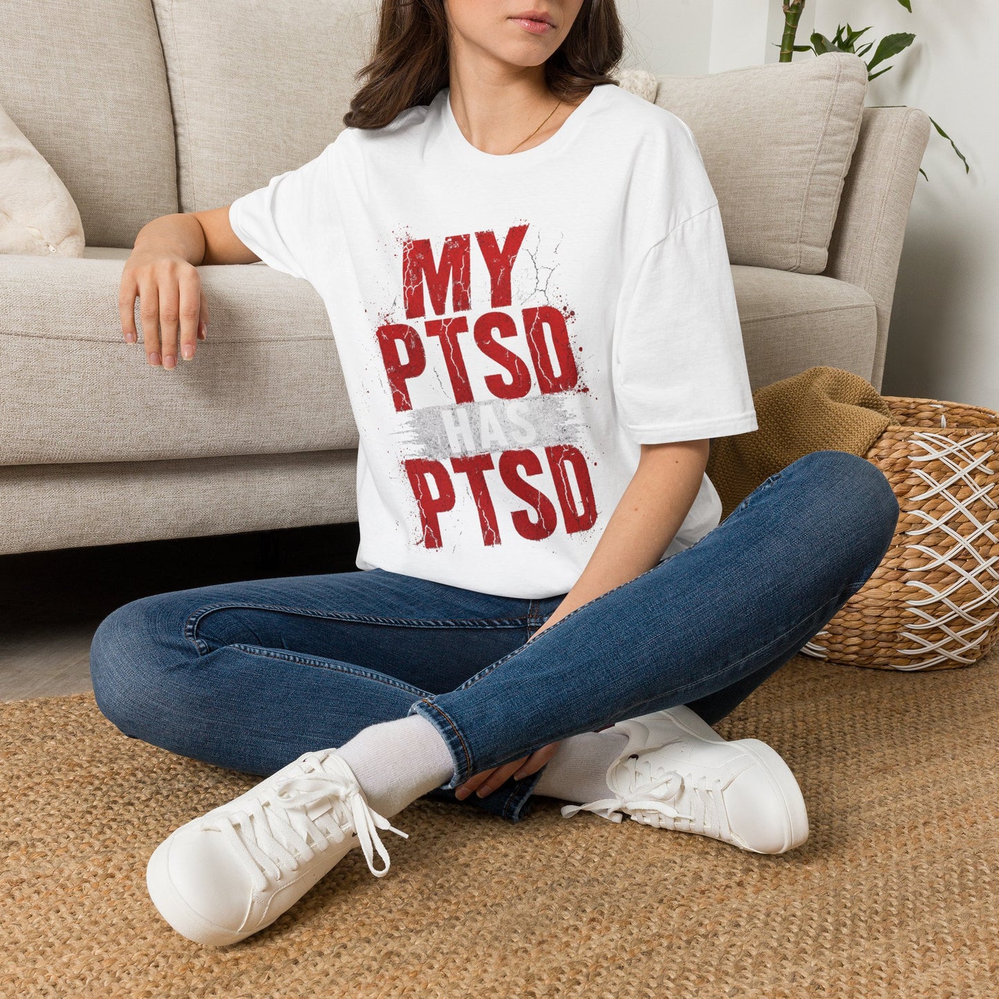 PTSD Awareness T-Shirt — "My PTSD" Graphic Support Tee