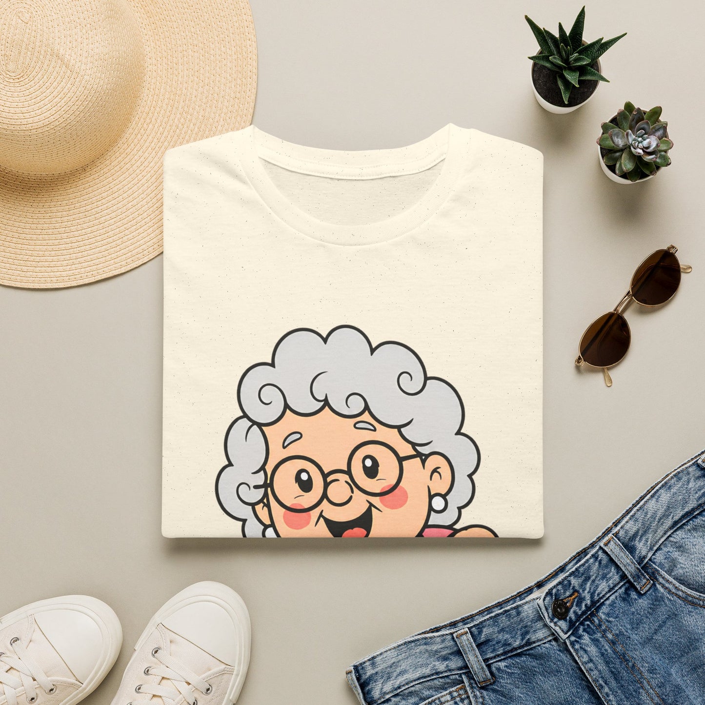 Grandma Peeking T-Shirt — Cute "I'm with Pop" Graphic Tee