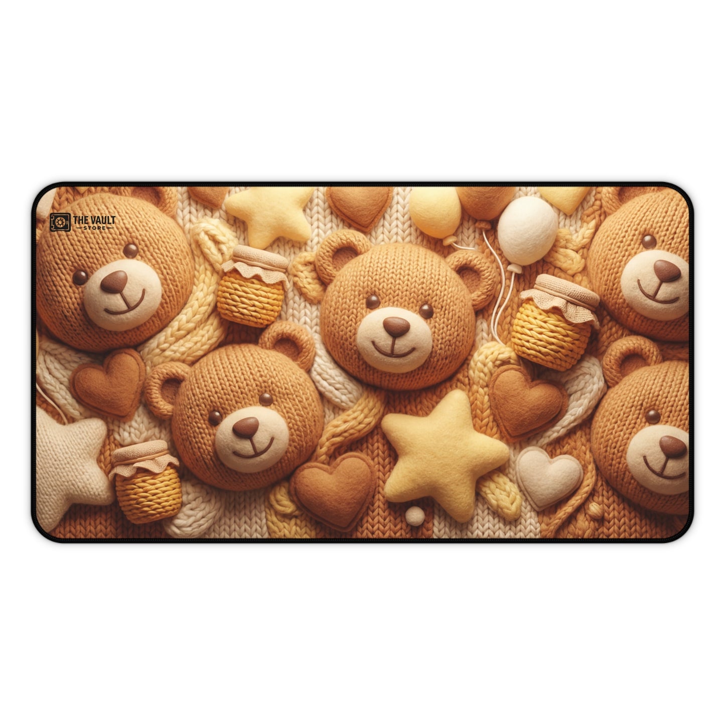 Cute Teddy Cookie Desk Mat