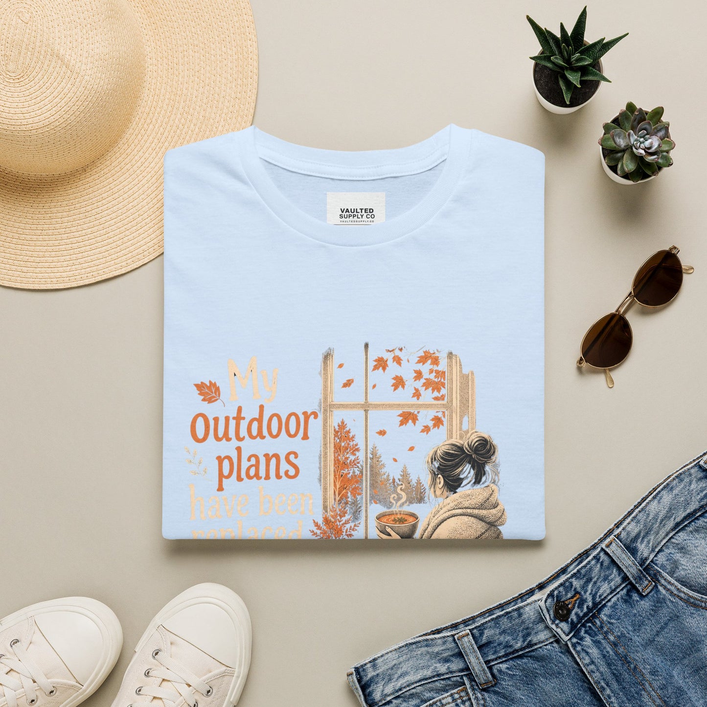 Cozy Fall Tee — "My Outdoor Plans Have Been Replaced By Soup"