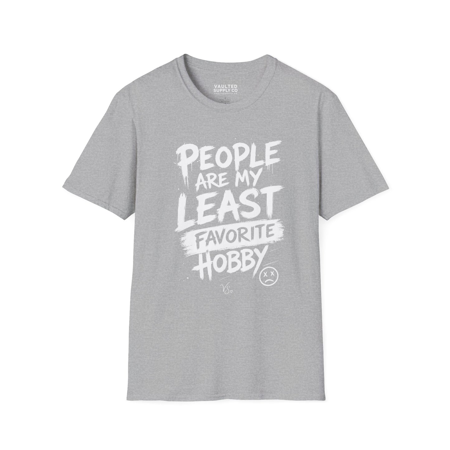 People Are My Least Favorite Hobby T-Shirt — Funny Anti-Social Graphic Tee