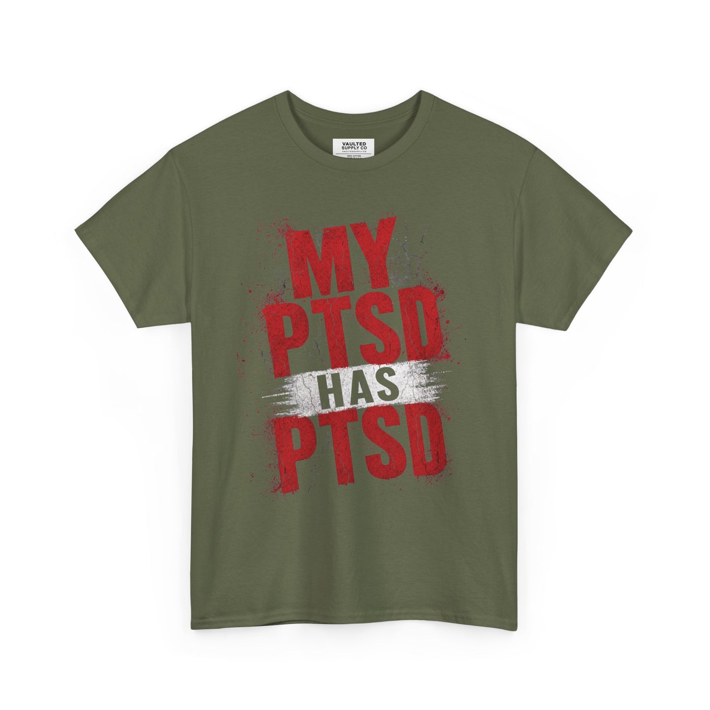 PTSD Awareness T-Shirt – “My PTSD Has PTSD” Graphic Tee