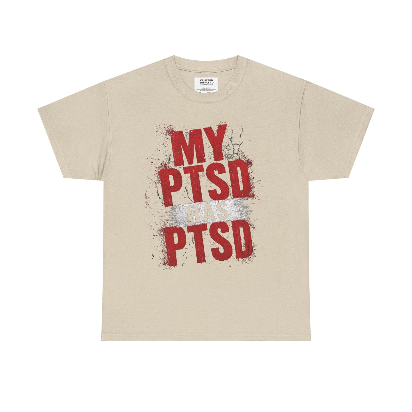 PTSD Awareness T-Shirt – “My PTSD Has PTSD” Graphic Tee