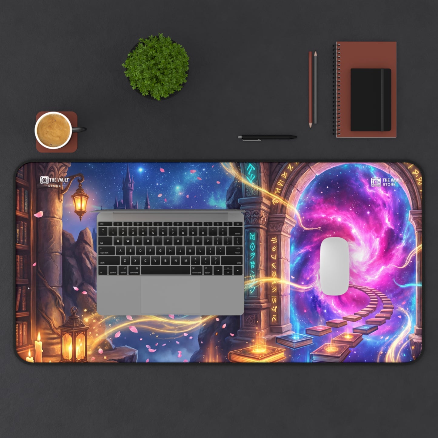 Celestial Knowledge Gateway Desk Mat