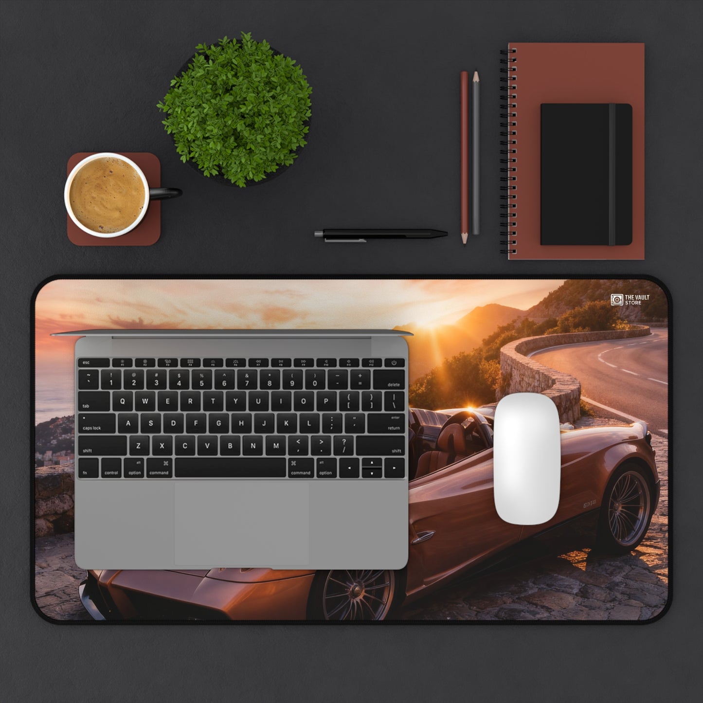 Golden Hour Mountain Desk Mat