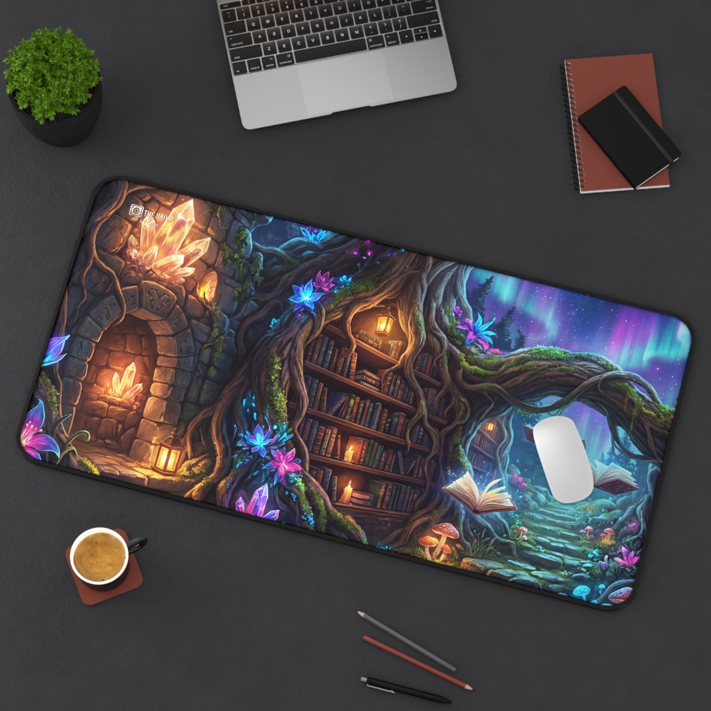 Enchanted Tree Library Desk Mat