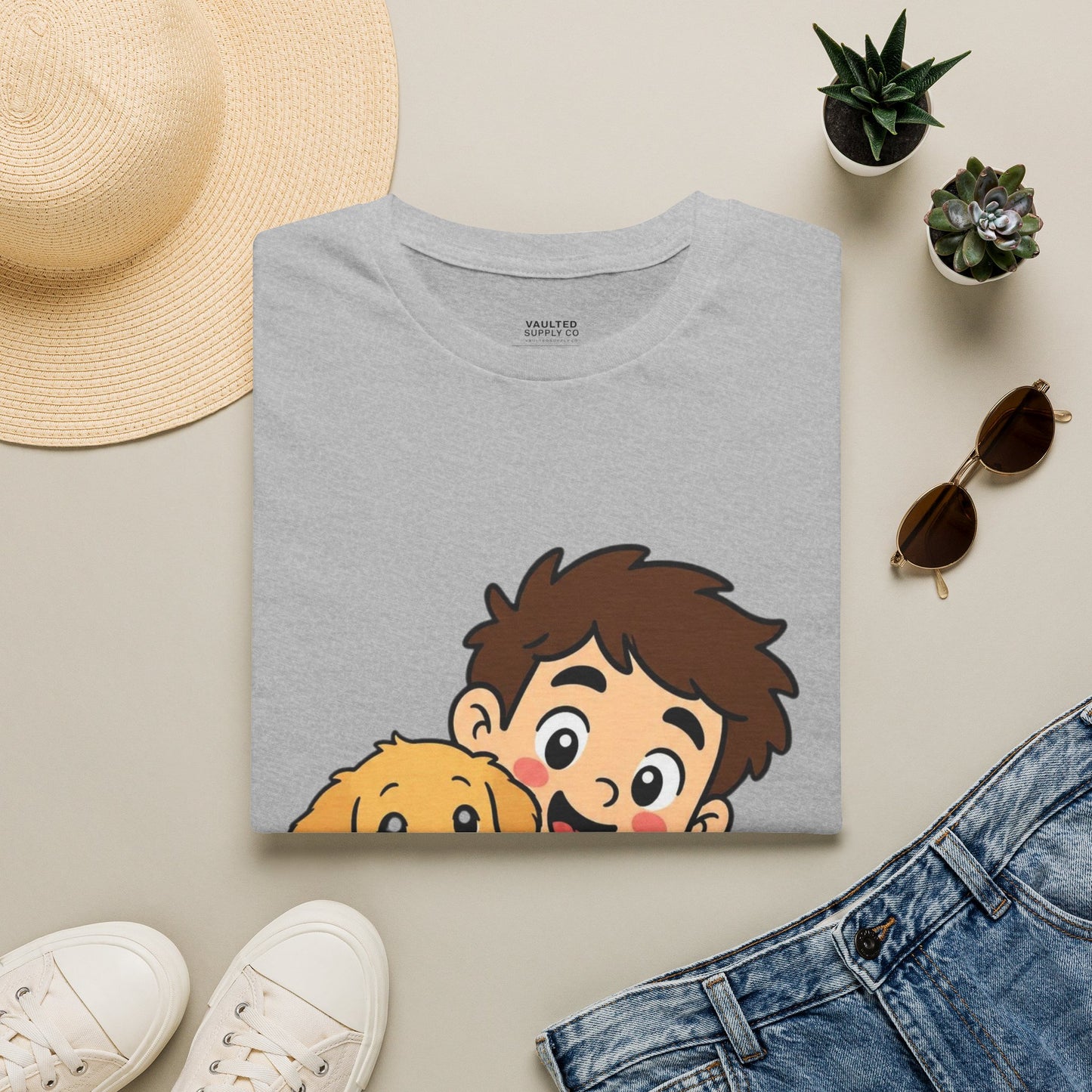 I'm With Cat Lady T-Shirt — Cute Cartoon Pet Lover Tee