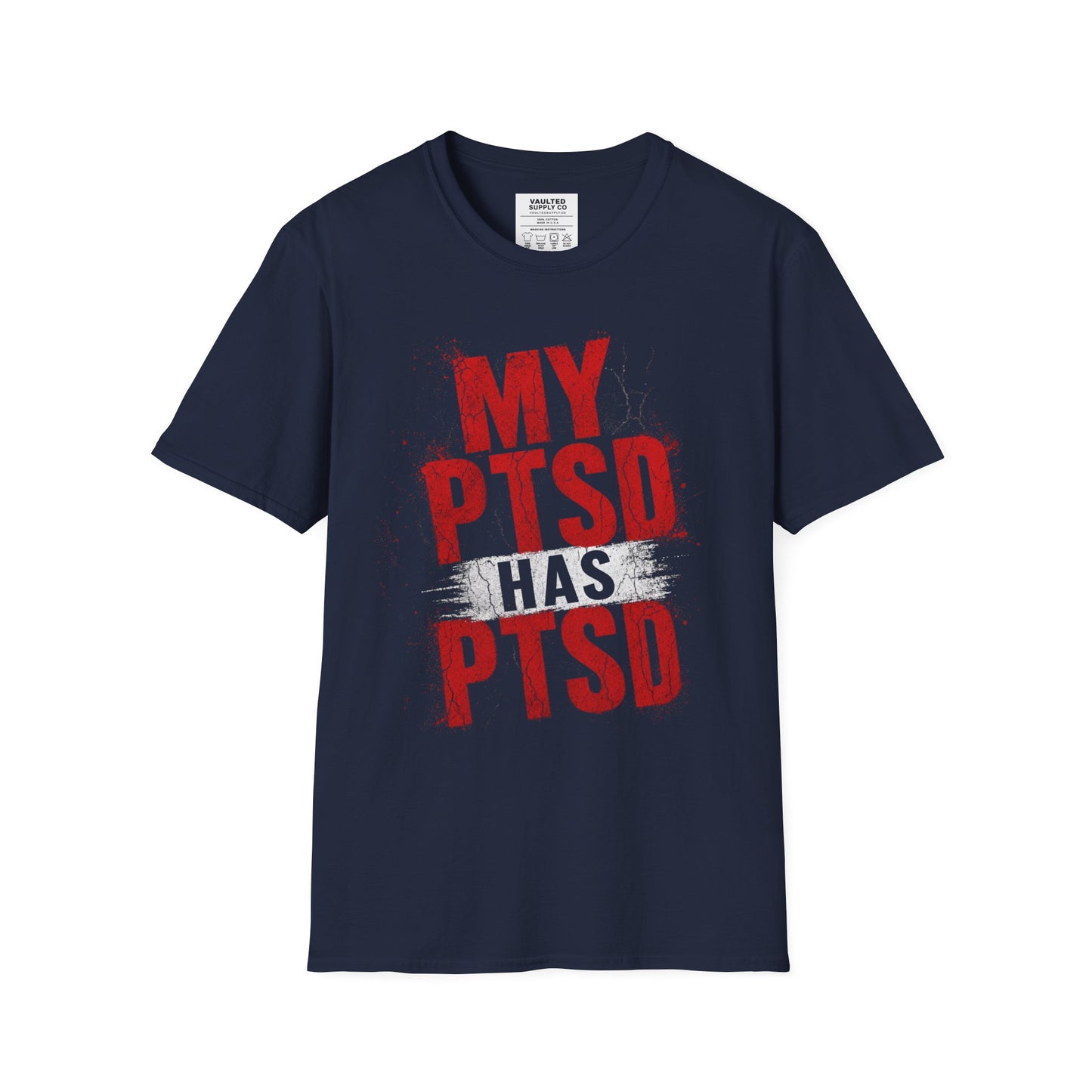 PTSD Awareness T-Shirt — "My PTSD" Graphic Support Tee