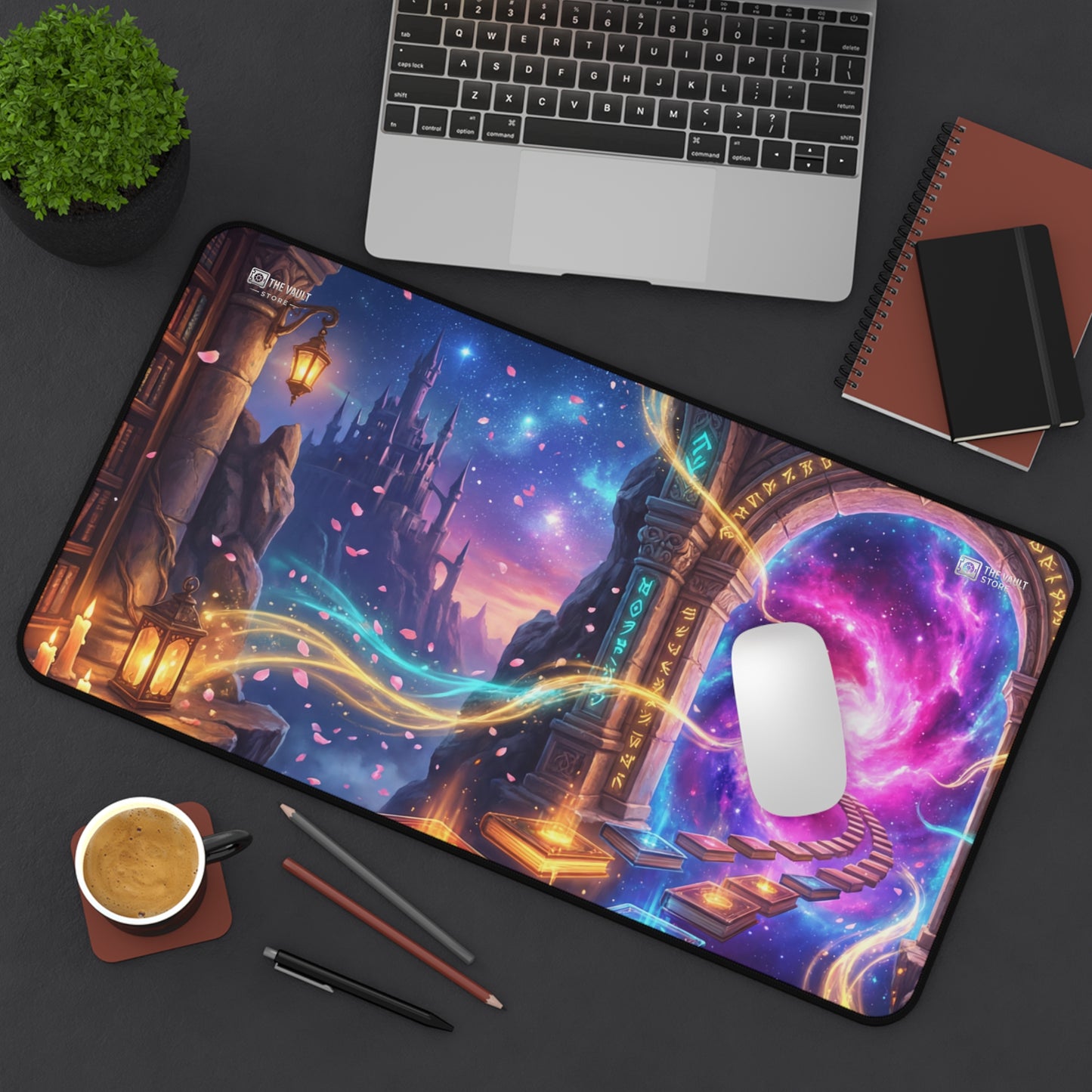 Celestial Knowledge Gateway Desk Mat