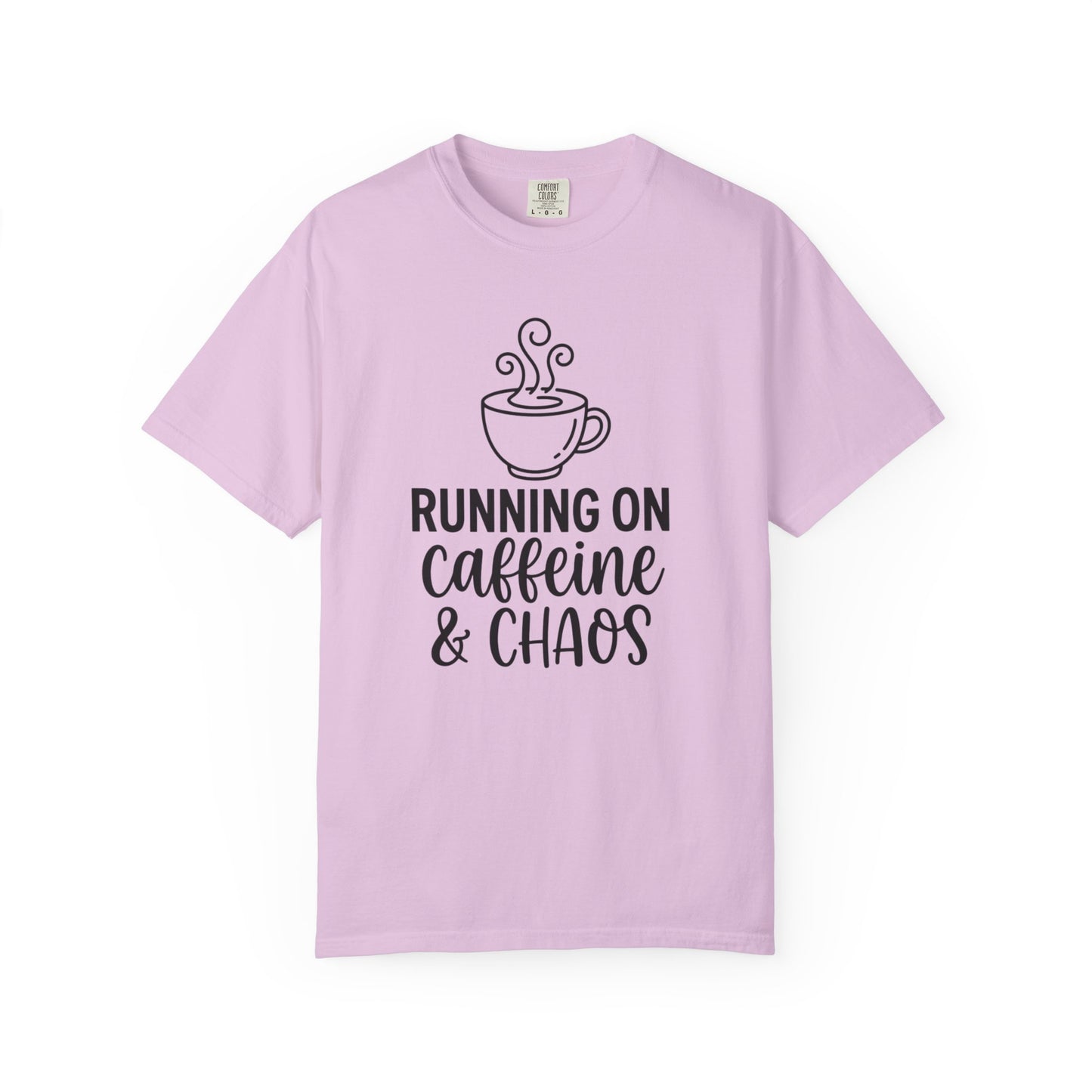 Funny "Caffeine and Chaos" T-Shirt
