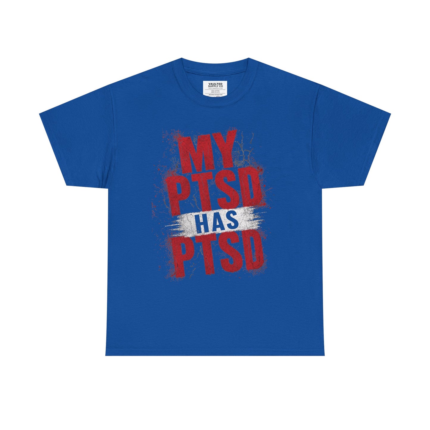 PTSD Awareness T-Shirt – “My PTSD Has PTSD” Graphic Tee