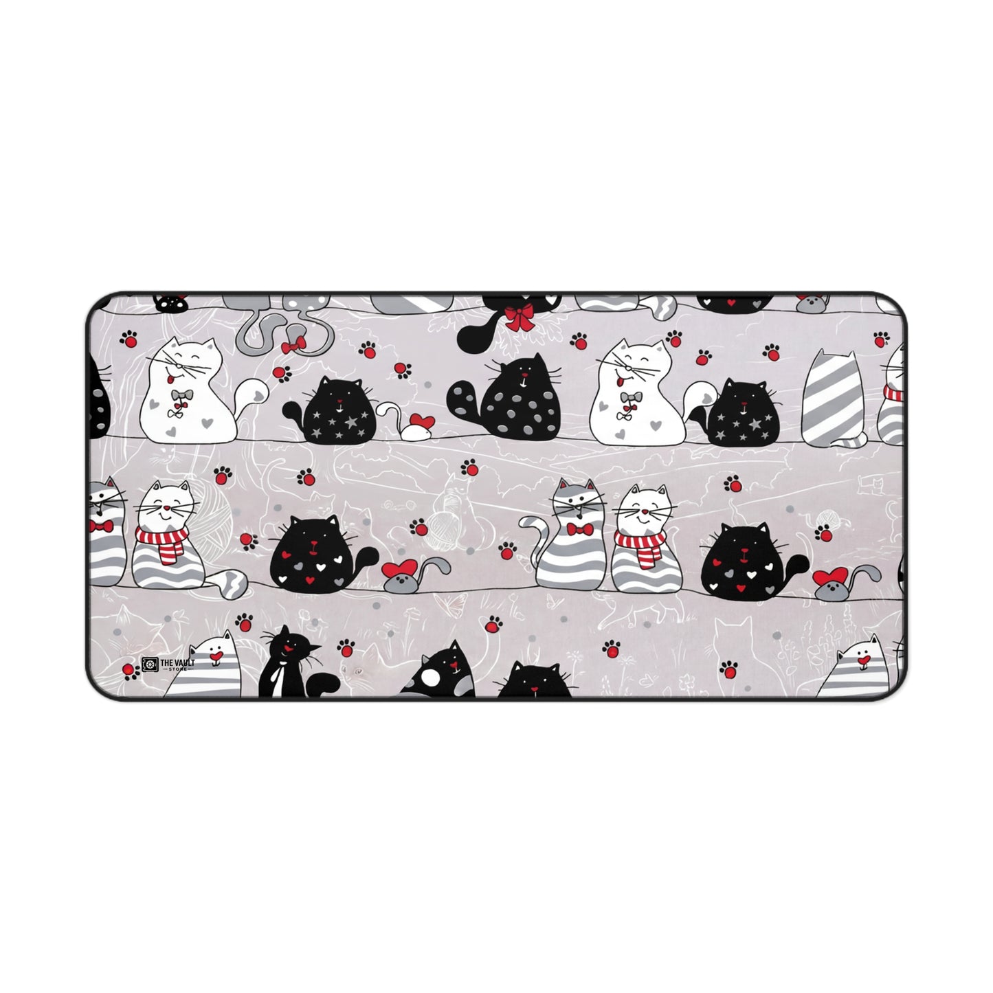 Too Many Cats Never Desk Mat