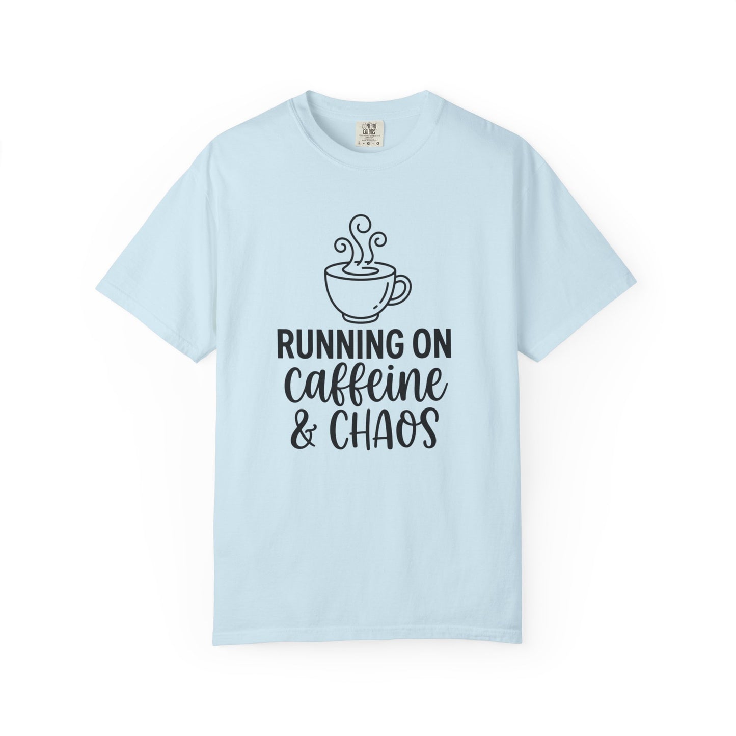 Funny "Caffeine and Chaos" T-Shirt
