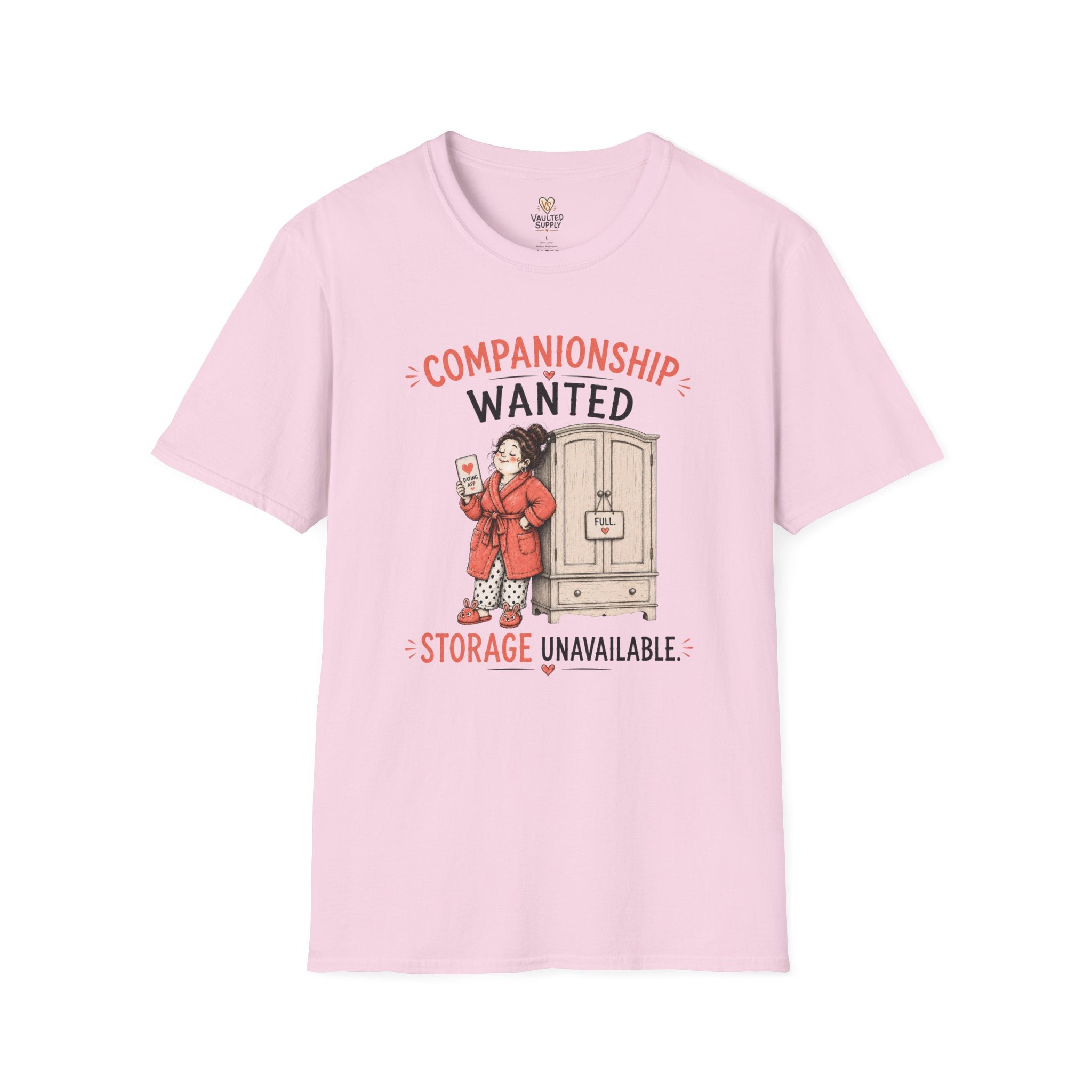 Companionship Wanted Storage Unavailable T-Shirt