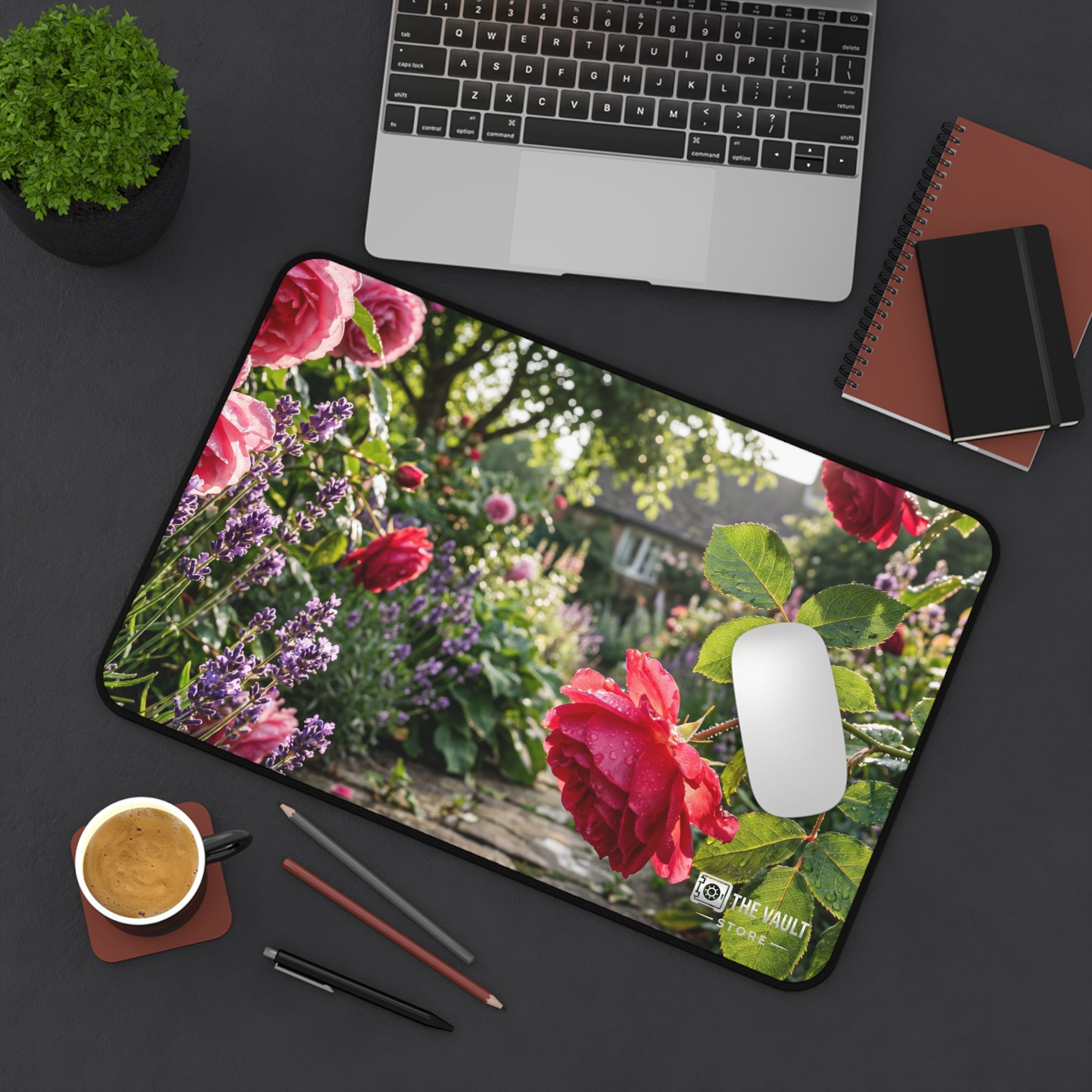 A Rose is a Rose Desk Mat