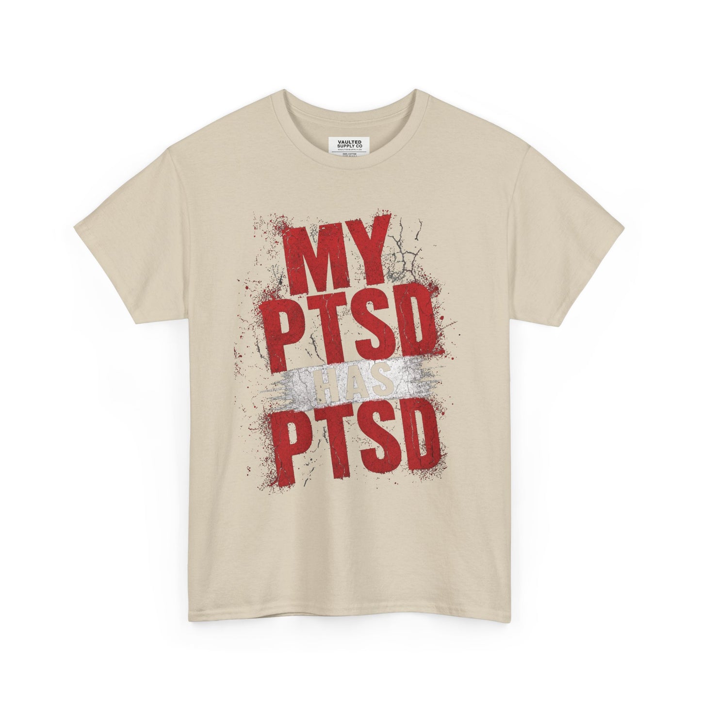 PTSD Awareness T-Shirt – “My PTSD Has PTSD” Graphic Tee