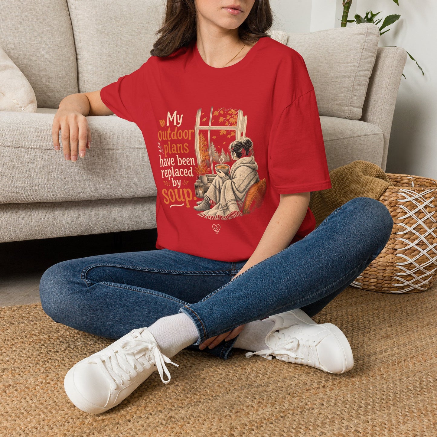 Cozy Fall Tee — "My Outdoor Plans Have Been Replaced By Soup"