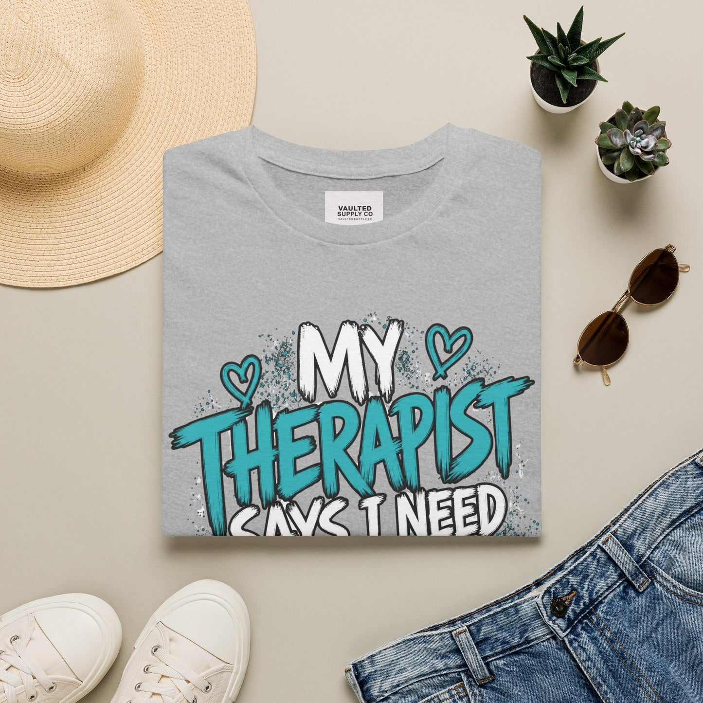 Therapist Says I Need Boundaries T-Shirt