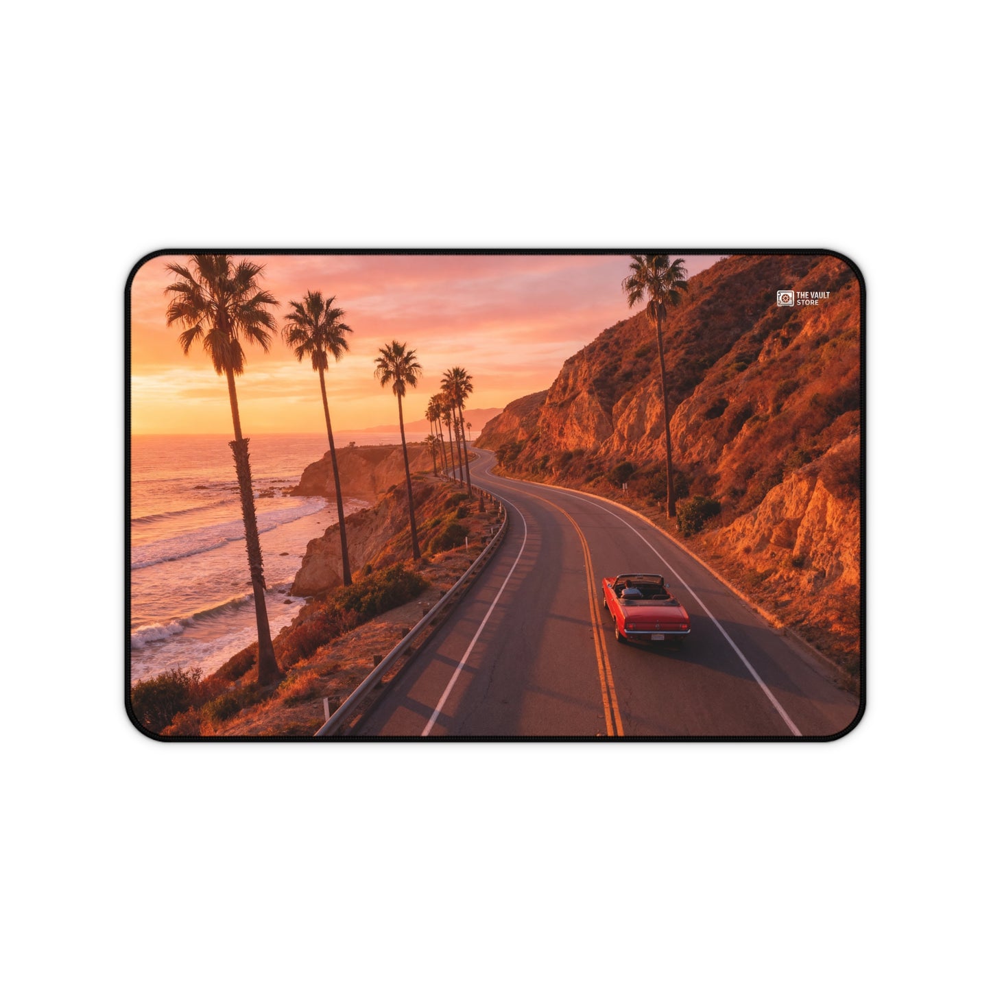 Sunset Beach Cruise Desk Mat