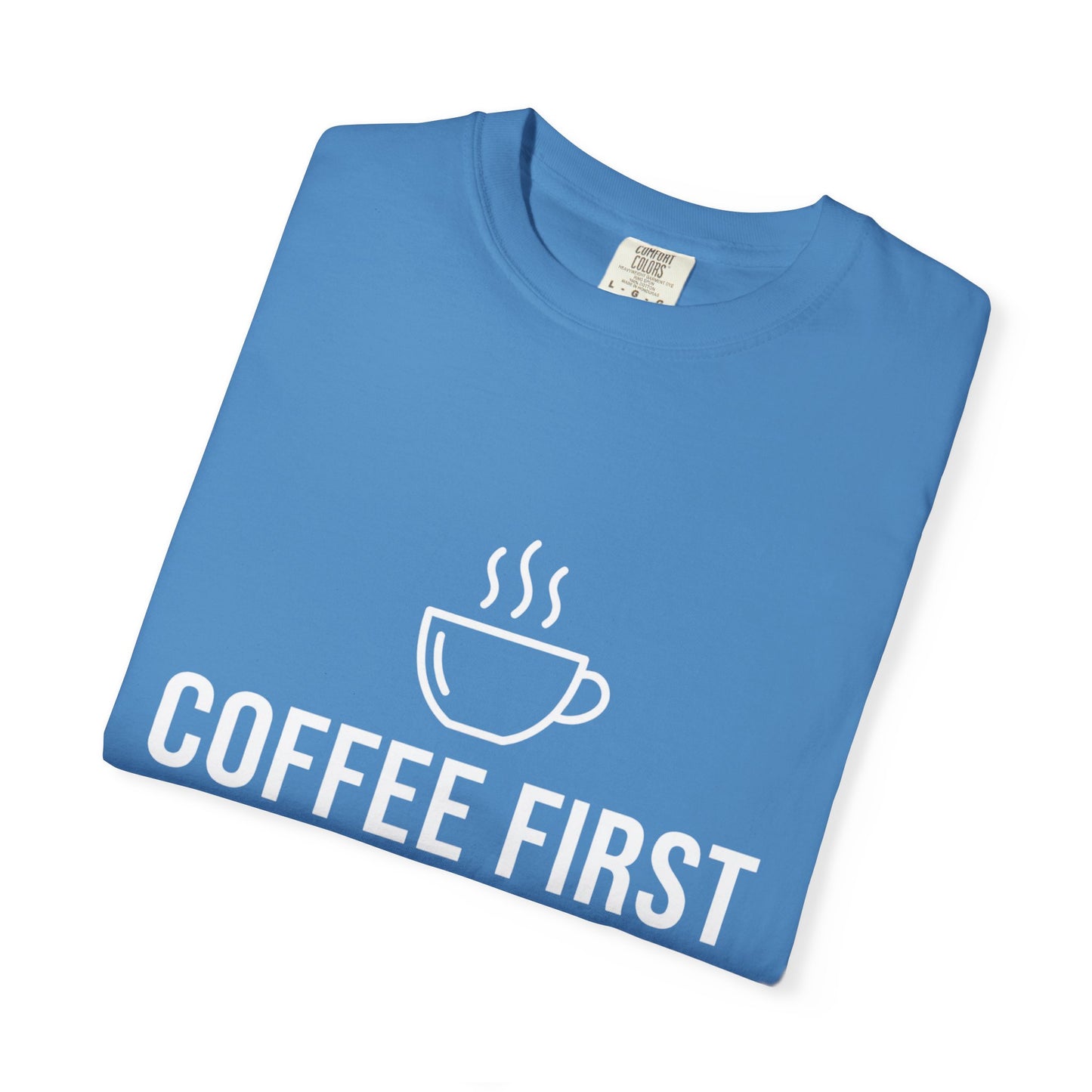 Coffee First People Later T-Shirt — Soft Vintage Tee