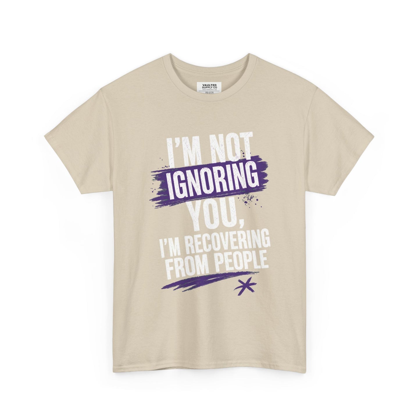 Recovery From People Tee – "I'm Not Ignoring You, I'm Recovering From People" Graphic T-Shirt