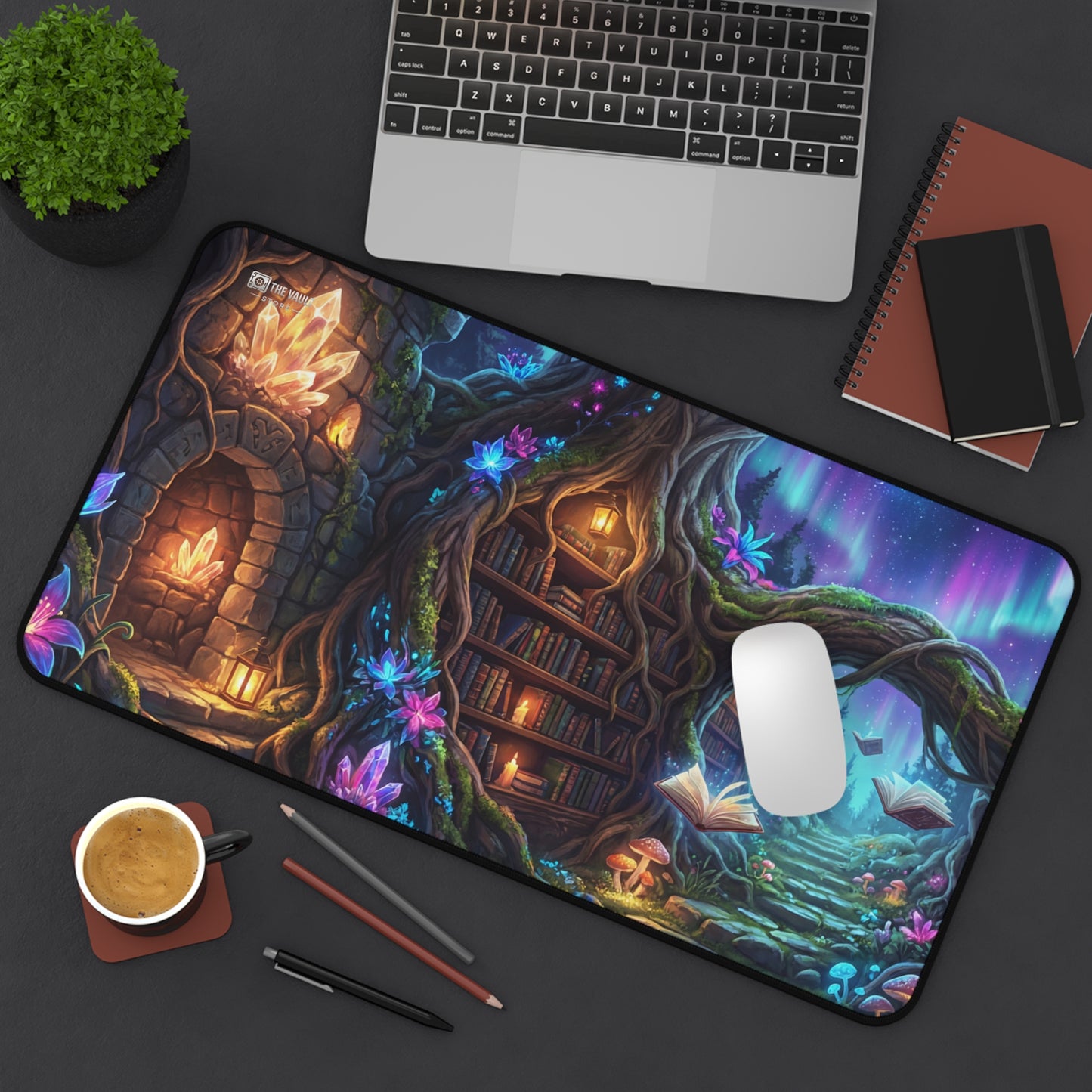 Enchanted Tree Library Desk Mat