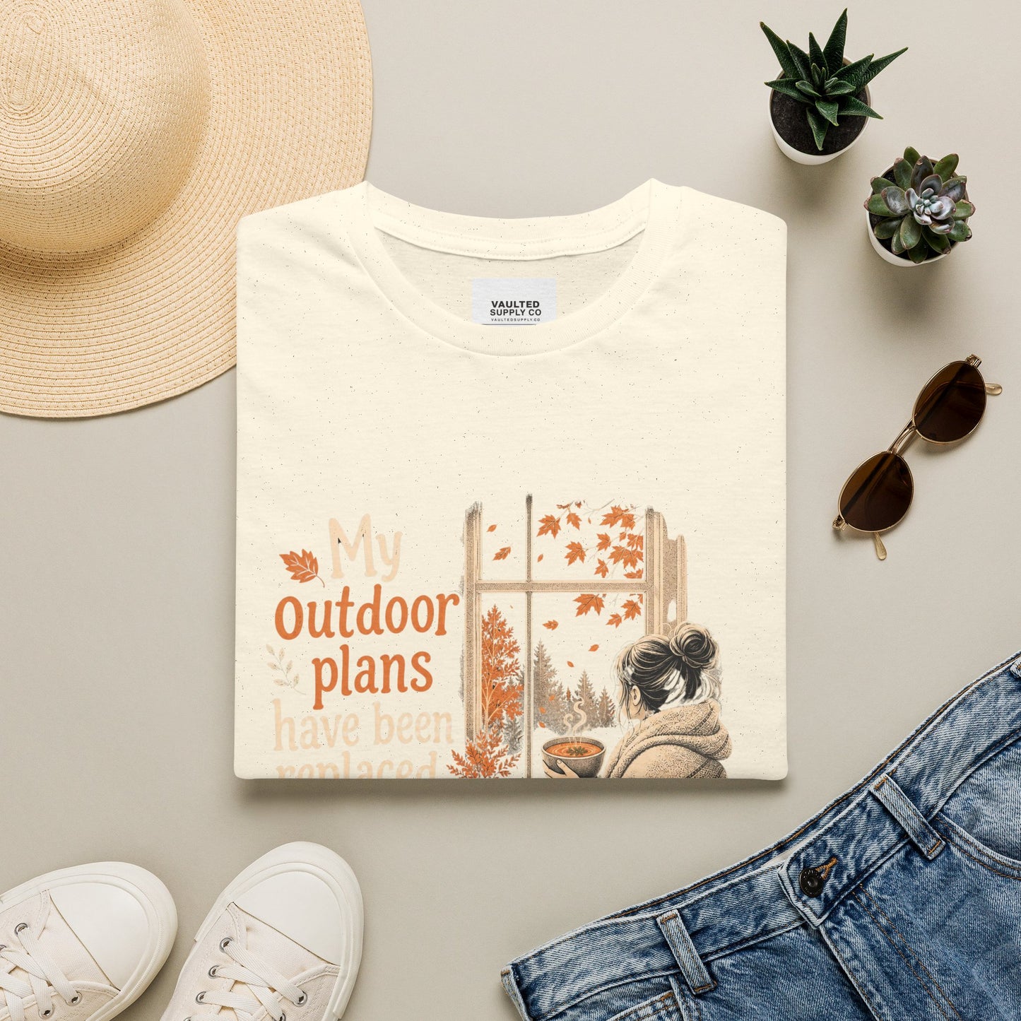 Cozy Fall Tee — "My Outdoor Plans Have Been Replaced By Soup"