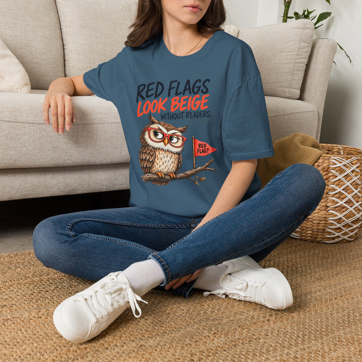 Beige Flags T-Shirt